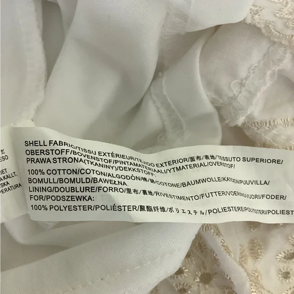 Moon River Dress Womens
Medium Ivory Embroidered Eyelet Puff Sleeves Feminine - Picture 11 of 14